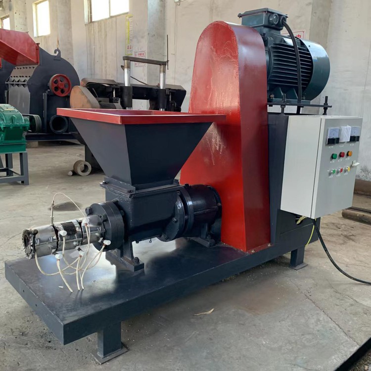 Automated wood briquette machine Automated wood briquette machine