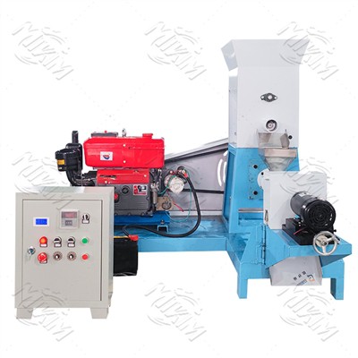 Extruder cu pelete plutitor cu motor diesel pentru hrana peștelui, capacitate...