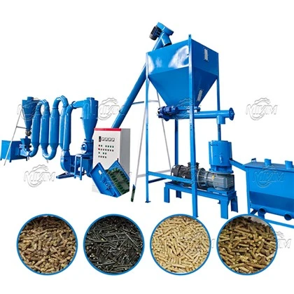 300–500 Kg/h Linie de producție peleți din lemn din biomasă